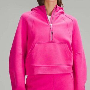 Lululemon Scuba Oversized Half-Zip Hoodie Sonic Pink M/L